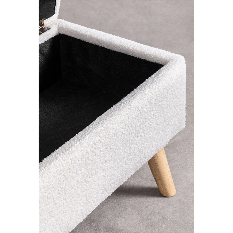 Banqueta Baúl en Borreguito Adirane 85 cm 5