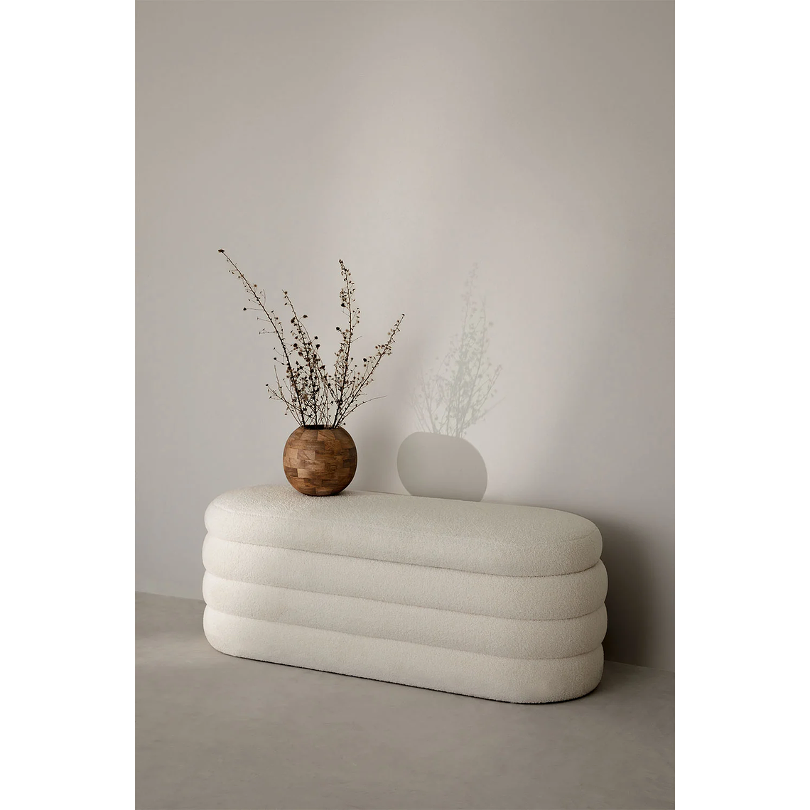 Banqueta con Almacenaje en Borreguito Jutson 130 cm 1