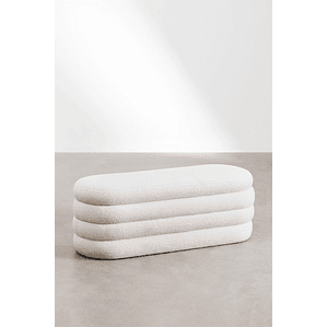 Banqueta con Almacenaje en Borreguito Jutson 130 cm