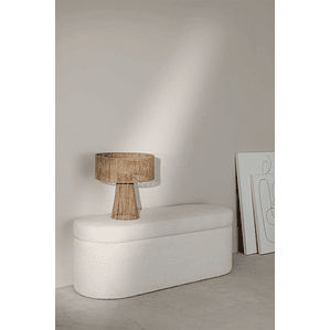 Banqueta con Almacenaje en Borreguito Sereyco 131 cm 