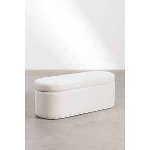 Banqueta con Almacenaje en Borreguito Sereyco 131 cm 