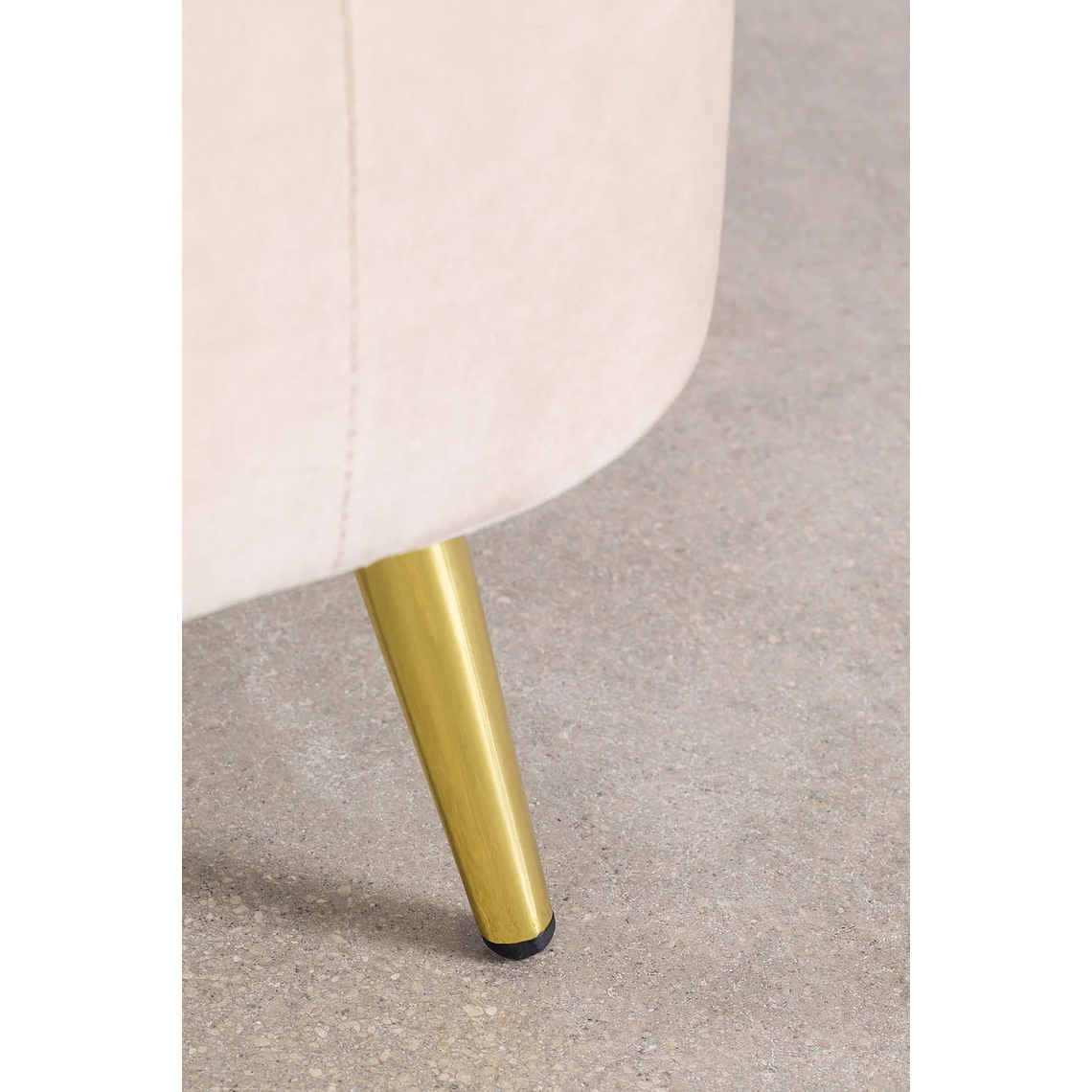 Banqueta Baúl en Terciopelo Izadi beige 7