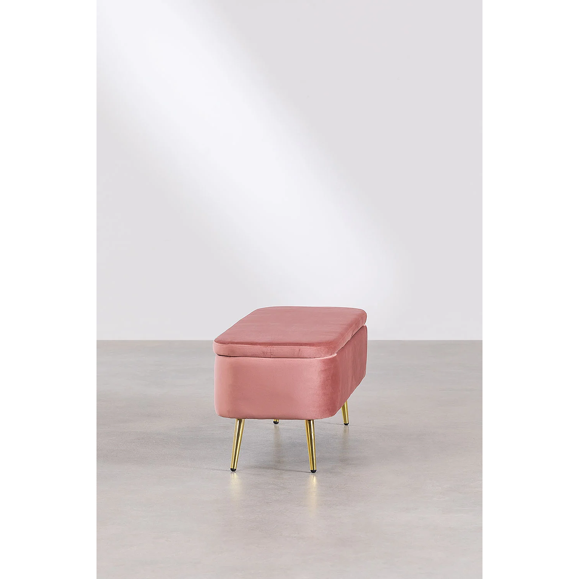 Banqueta Baúl en Terciopelo Izadi peonia 3