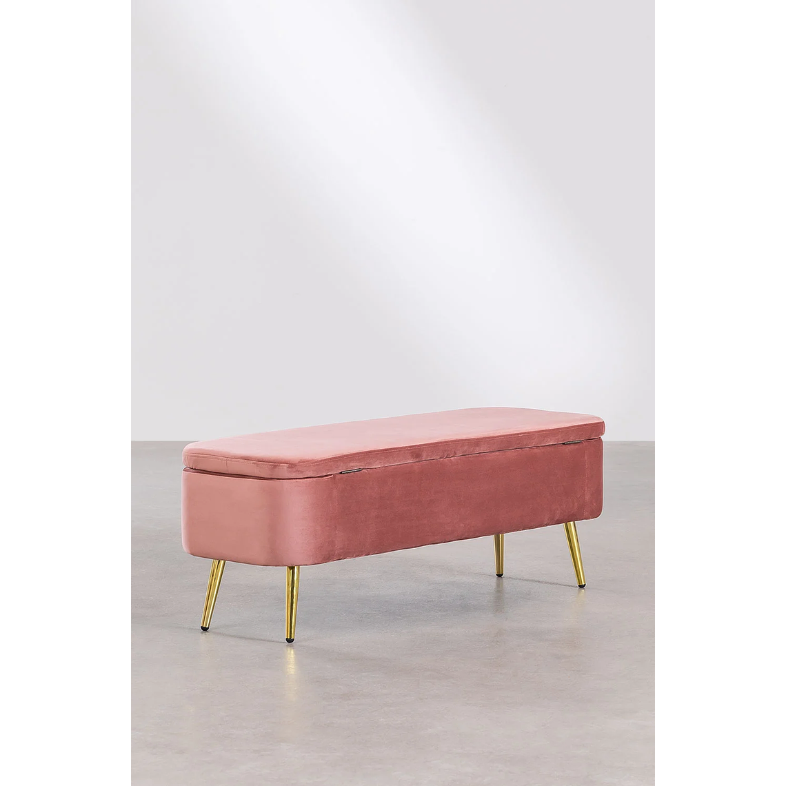 Banqueta Baúl en Terciopelo Izadi peonia 5