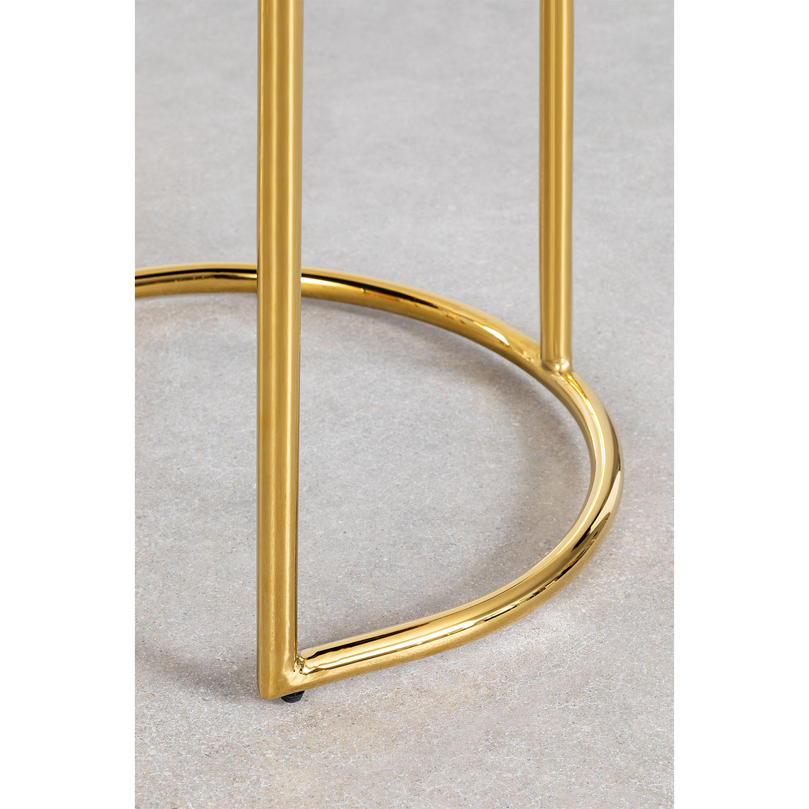 Banqueta en Terciopelo Markina beige crema 100 cm 5