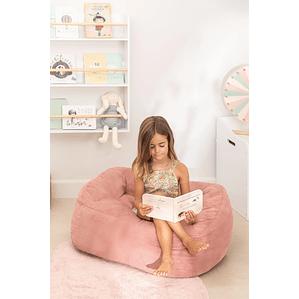 Puff Sillón en Pana (70 cm) Thiago rosa