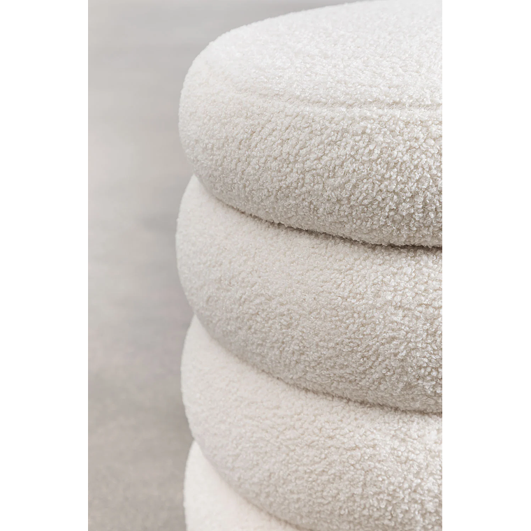 Puff con Almacenaje en Borreguito Jutson 45 cm 4