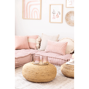 Puff Redondo de Yute Pilew 60 cm