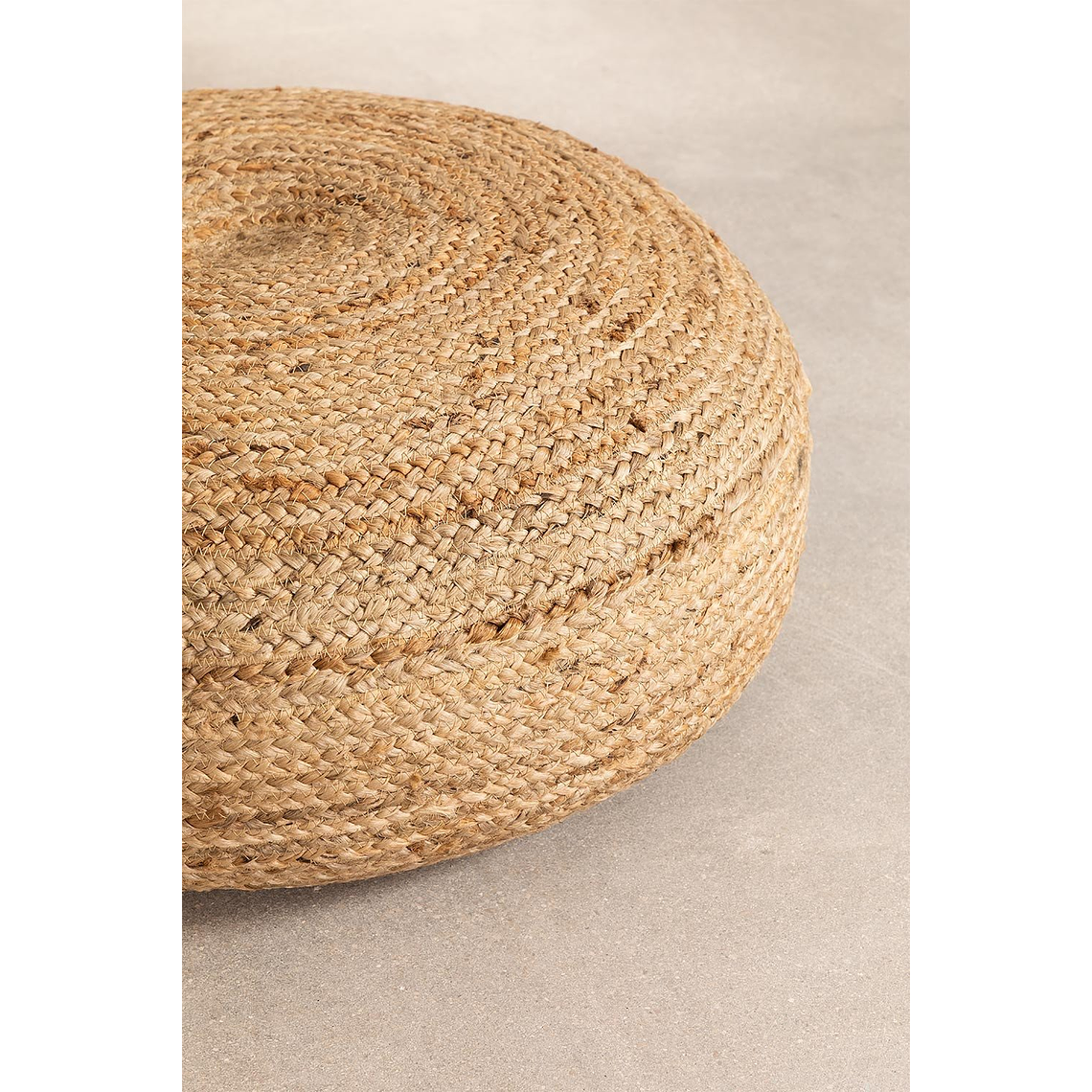Puff Redondo de Yute Pilew 60 cm 3