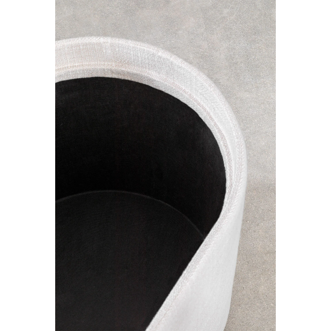 Puff con Bandeja y Almacenaje en Lino Berkeleni 76 cm 4