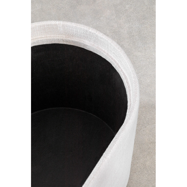 Puff con Bandeja y Almacenaje en Lino Berkeleni 76 cm 4