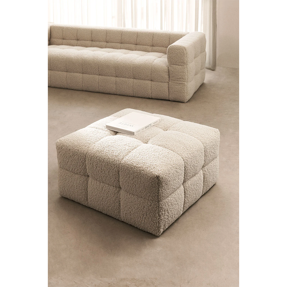 Puff en Borreguito Harriet 77 cm 1