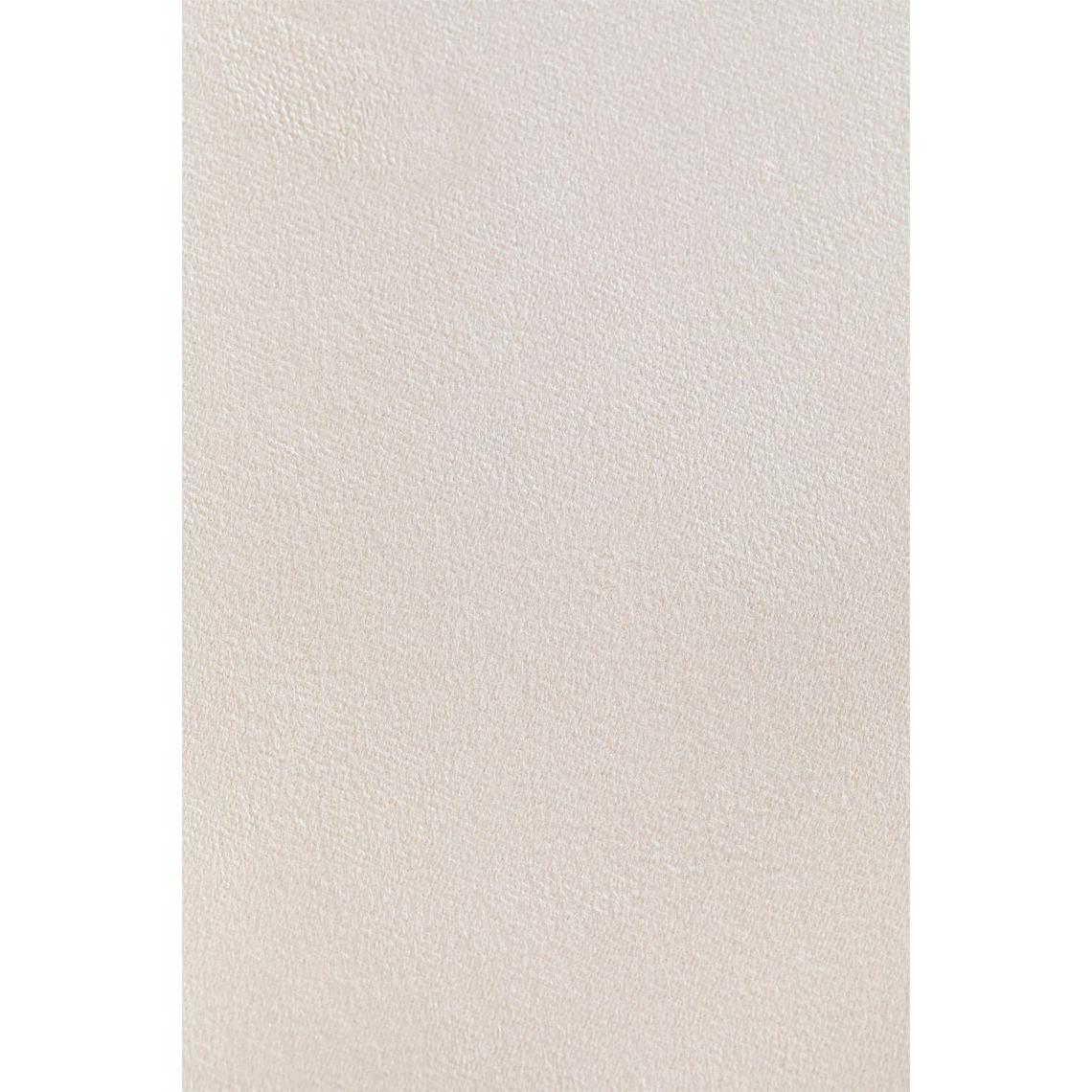 Puff con Almacenaje en Terciopelo Bradford 40 cm blanco roto 5