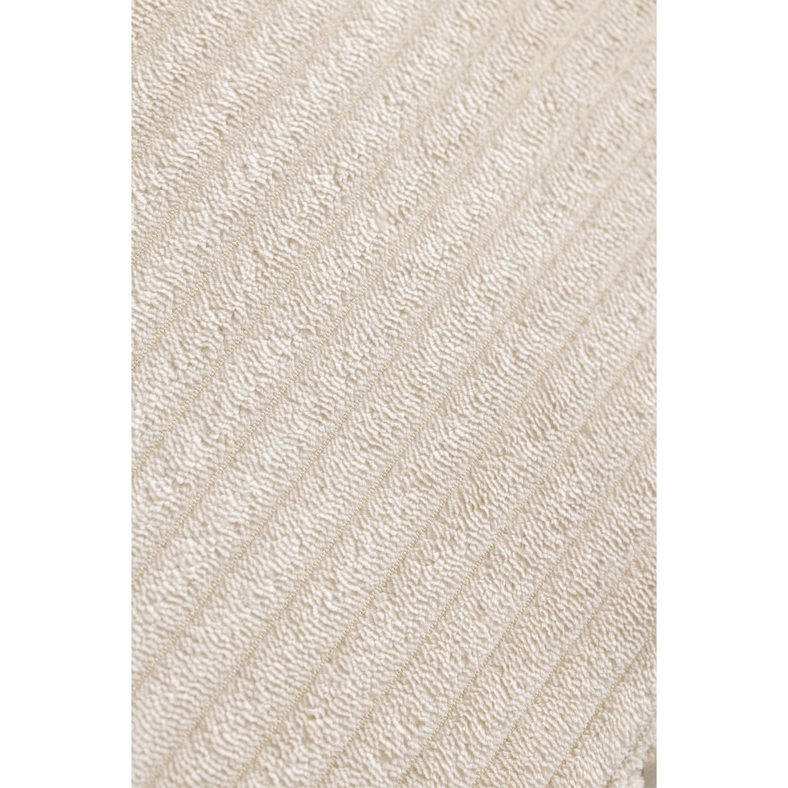 Puff (85x85 cm) para sofá modular Bruna pana beige lino 4