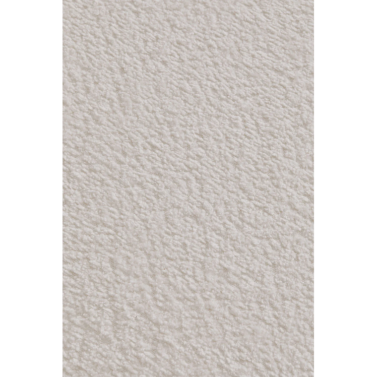 Puff (85x85 cm) para sofá modular Bruna bouclé blanco 4