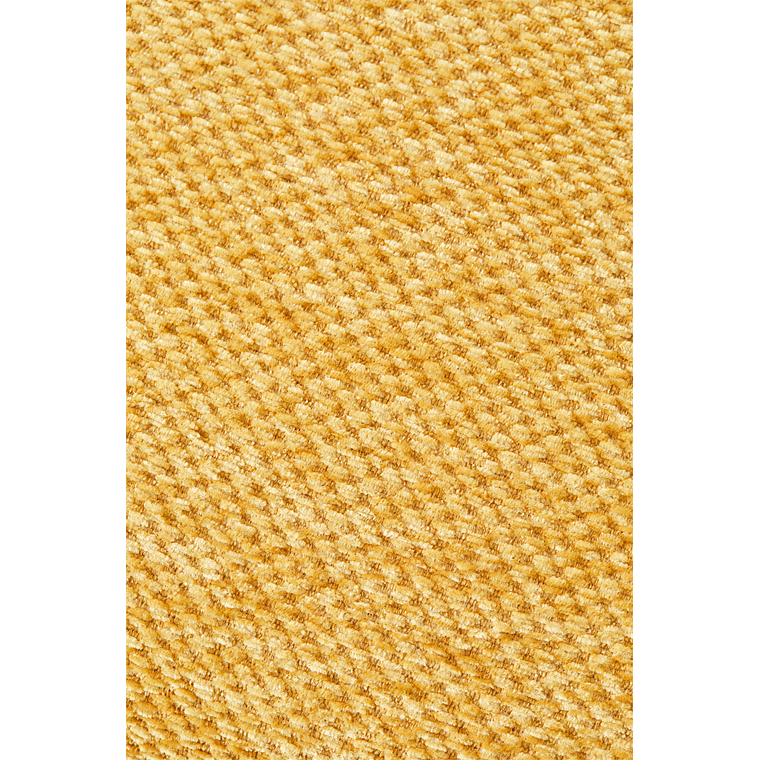 Puff (85x85 cm) para sofá modular Bruna tela chenila mostaza 3