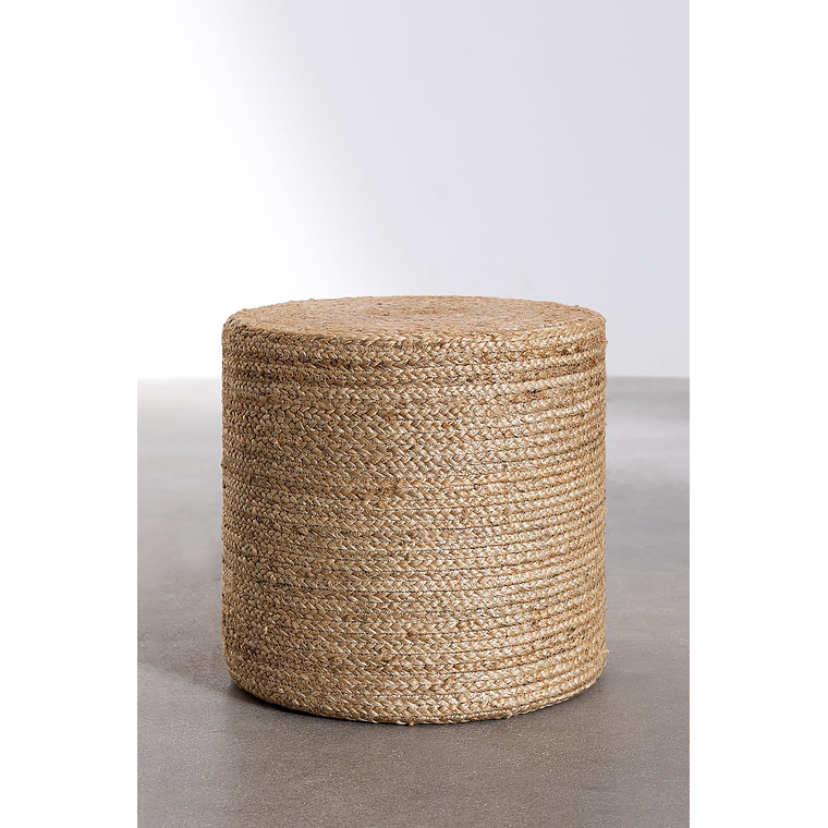 Puff Redondo de Yute Fime 40 cm 2