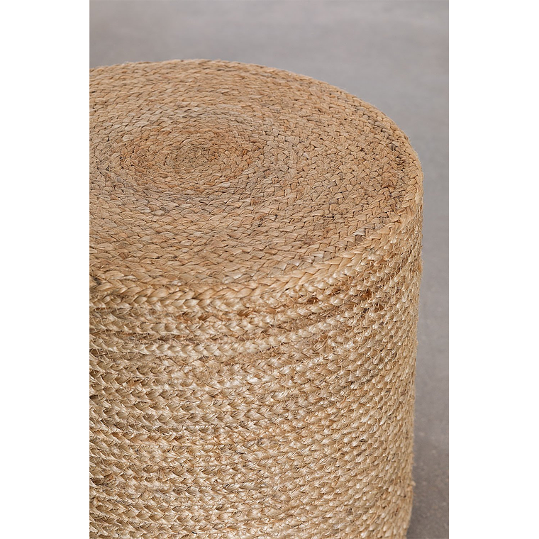 Puff Redondo de Yute Fime 40 cm 3