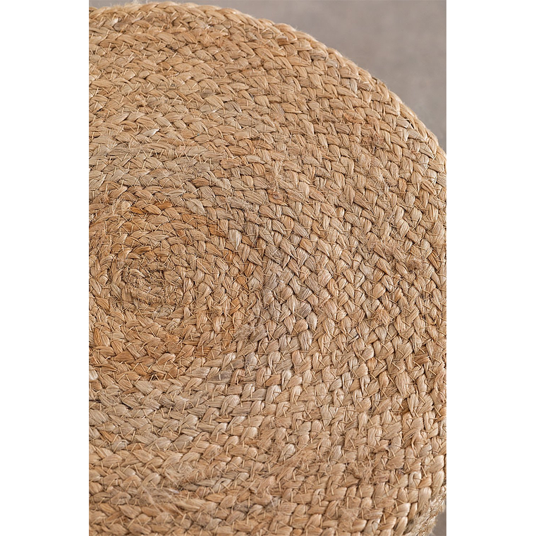 Puff Redondo de Yute Fime 40 cm 4