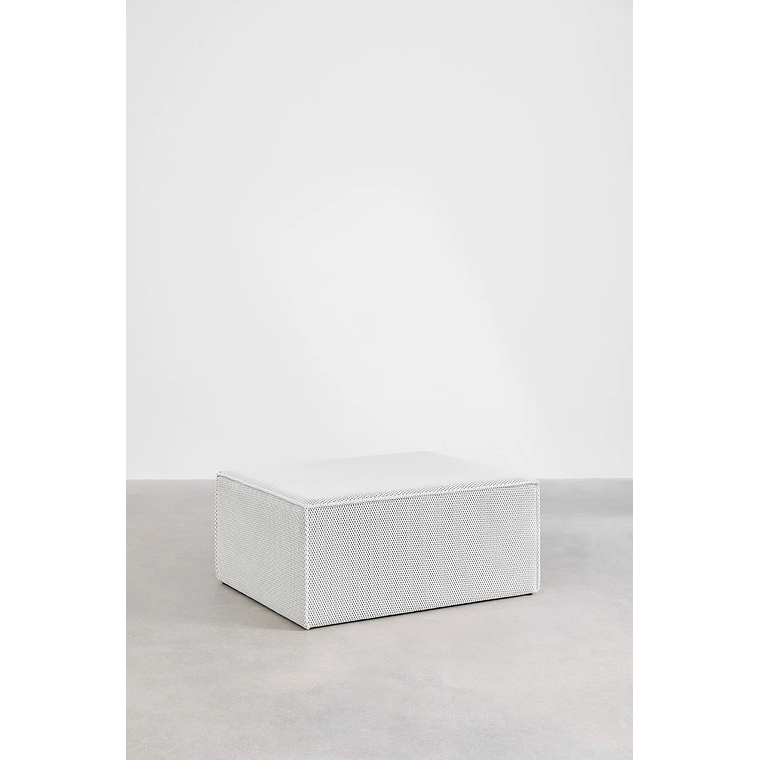 Puff Crespol 90 cm color blanco  1