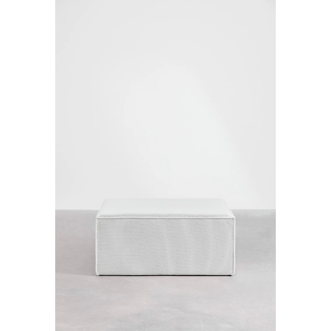 Puff Crespol 90 cm color blanco  2