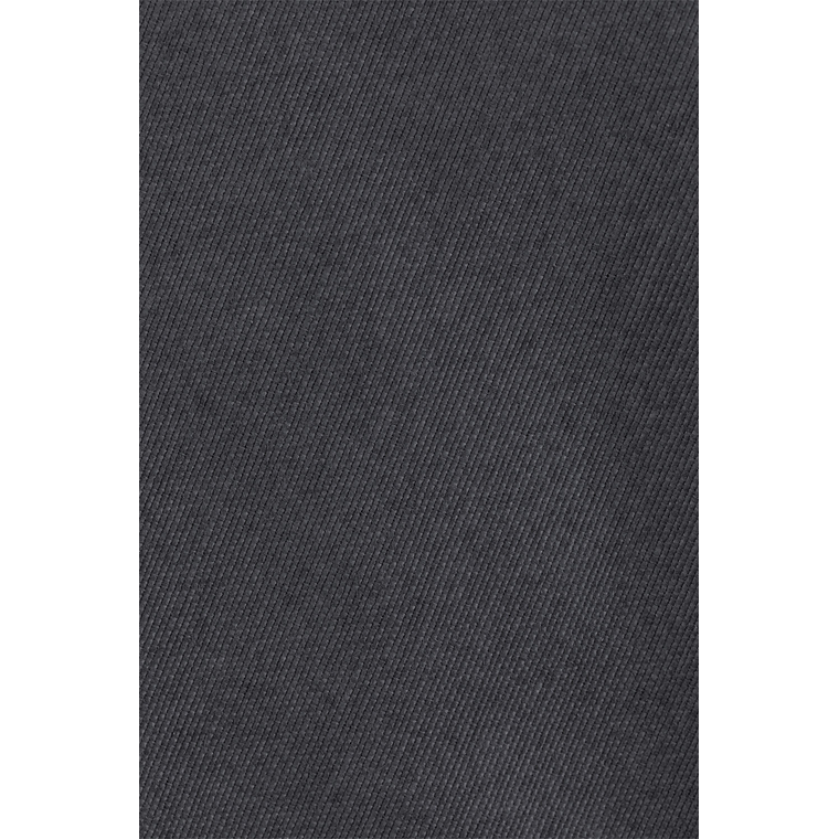 Puff en Madera de Acacia Brina 92 cm gris antracita 4