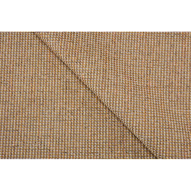 Puff Enzo 50 cm madera bouclé crudo 4