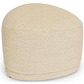 Puff Enzo 50 cm madera beige arena - Miniatura 1
