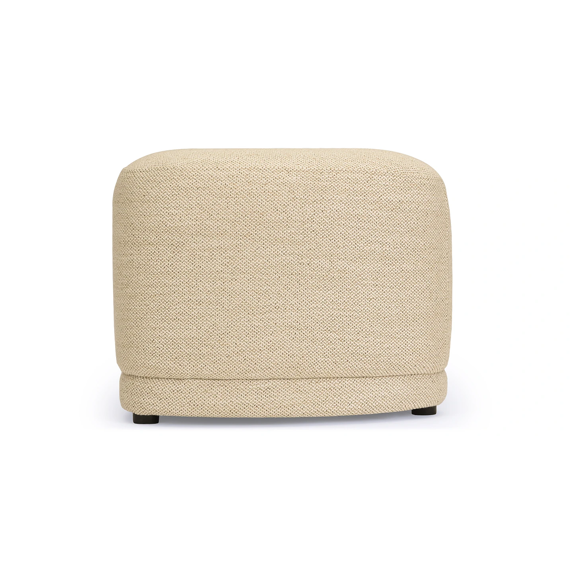 Puff Enzo 50 cm madera beige arena 3