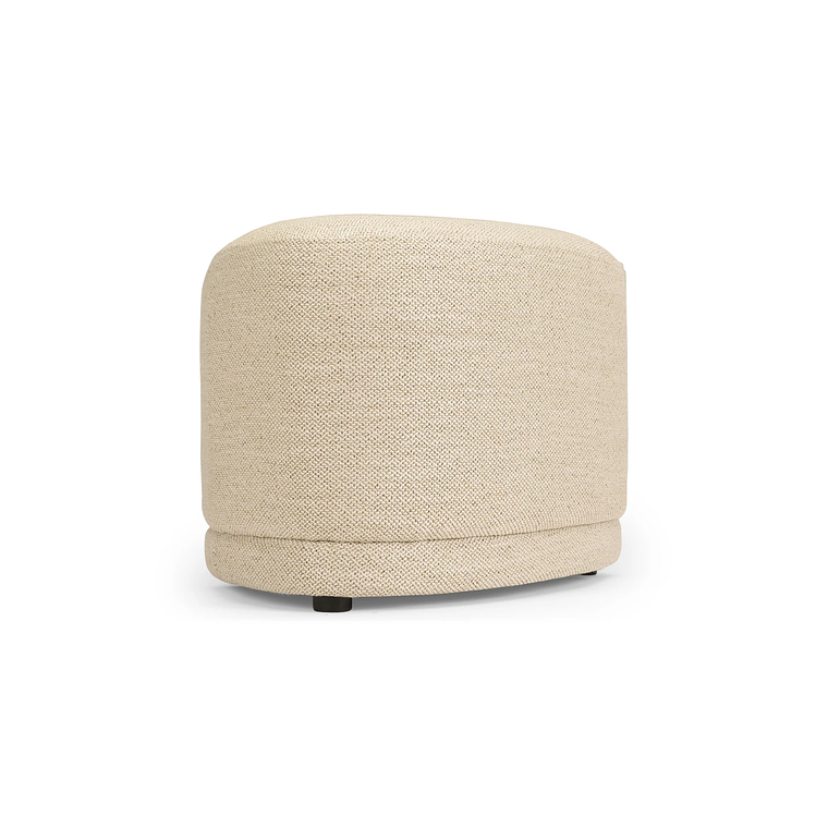 Puff Enzo 50 cm madera beige arena 4