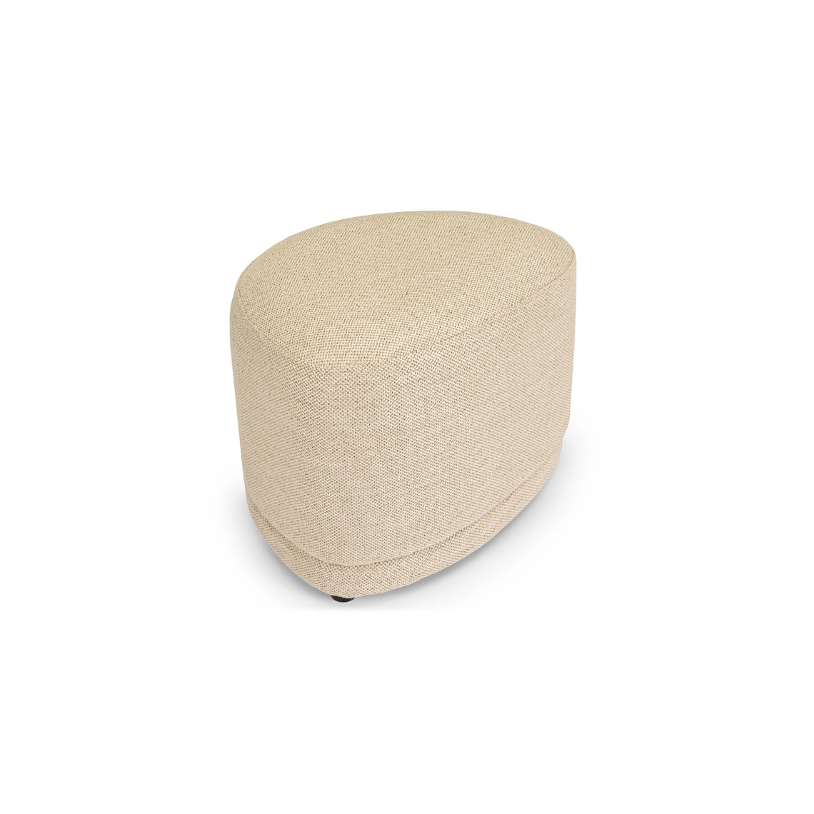 Puff Enzo 50 cm madera beige arena 5
