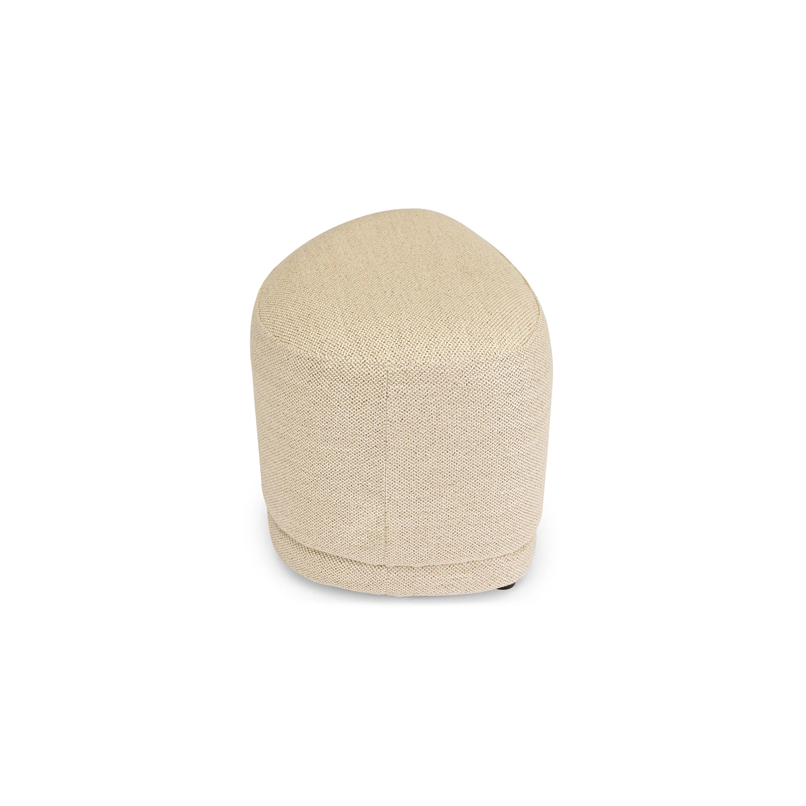 Puff Enzo 50 cm madera beige arena 6