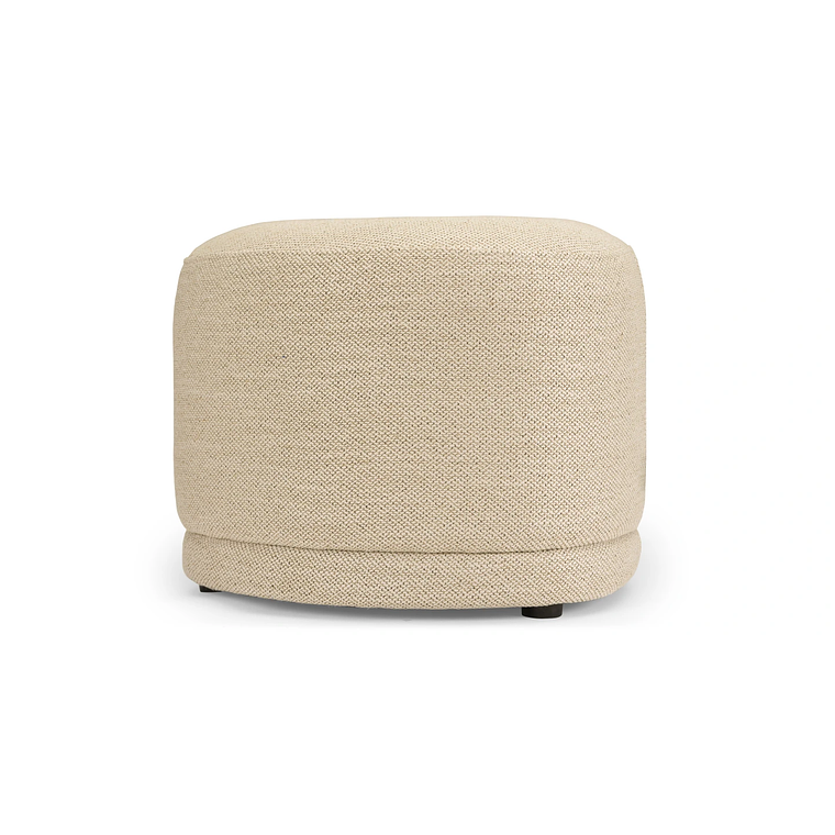 Puff Enzo 50 cm madera beige arena 7