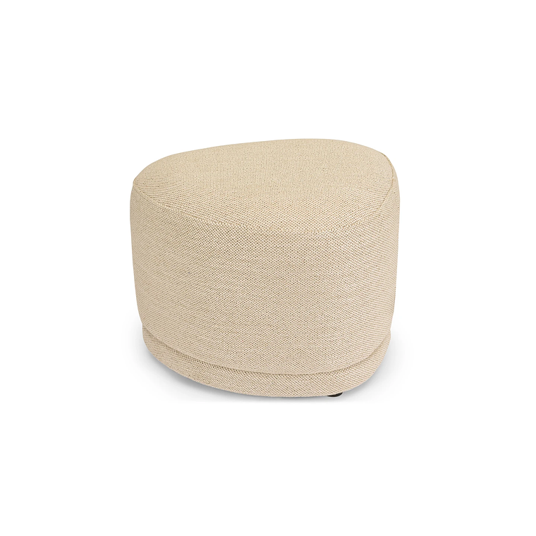 Puff Enzo 50 cm madera beige arena 8