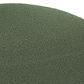 Puff Enzo 50 cm madera bouclé verde crudo - Miniatura 9