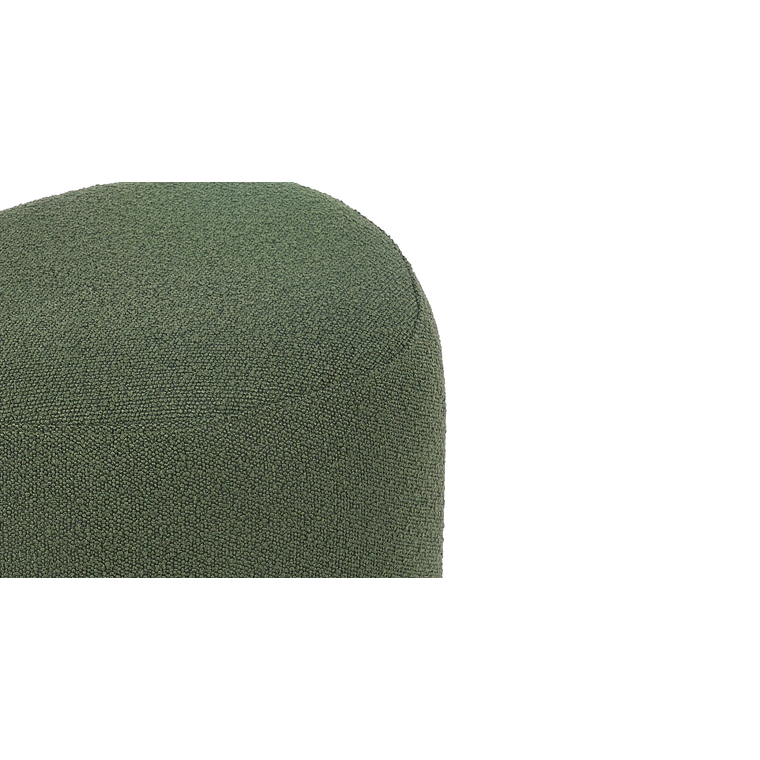 Puff Enzo 50 cm madera bouclé verde crudo 10