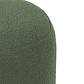 Puff Enzo 50 cm madera bouclé verde crudo - Miniatura 10