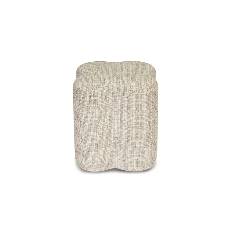 Puff Ipsy 45 cm tweed beige caramelo 2