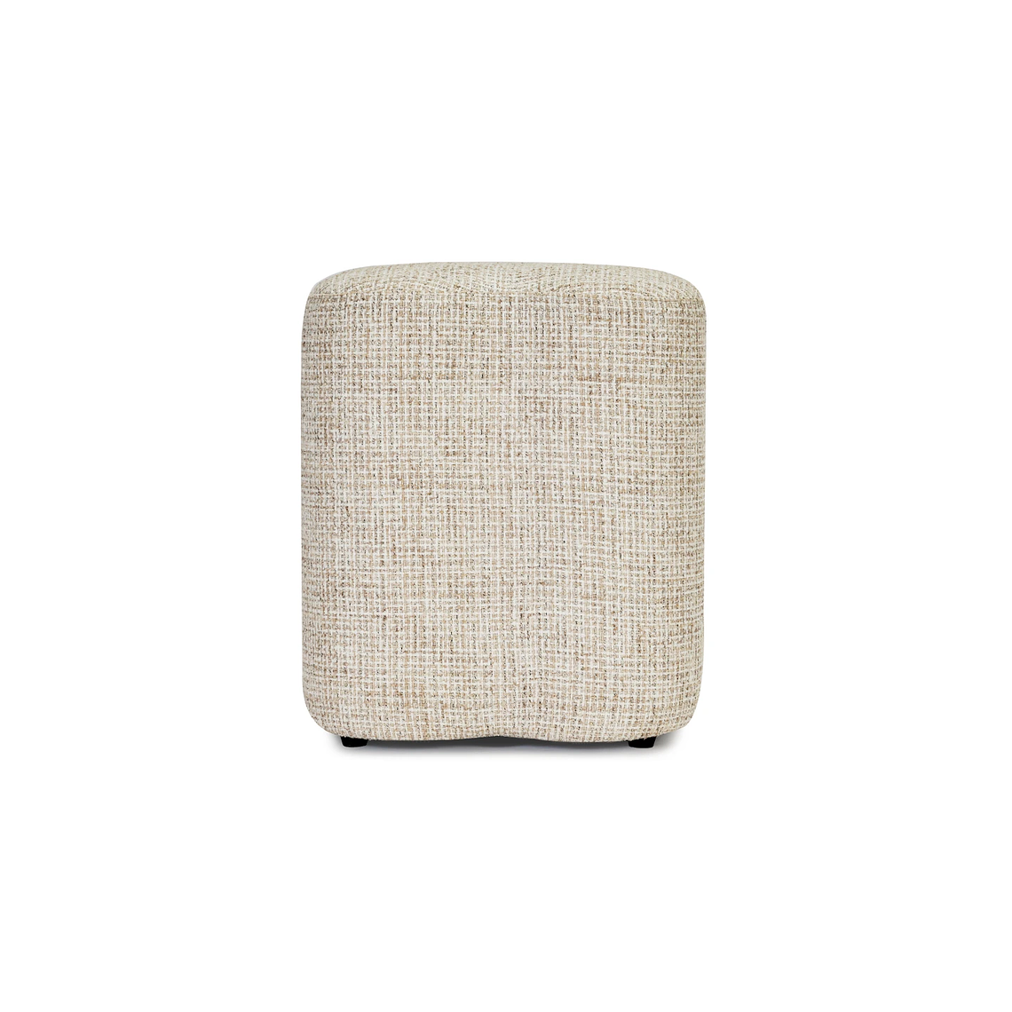 Puff Ipsy 45 cm tweed beige caramelo 8