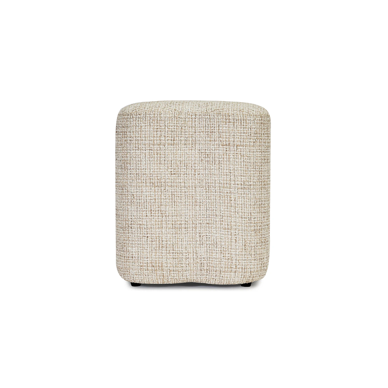 Puff Ipsy 45 cm tweed beige caramelo 8