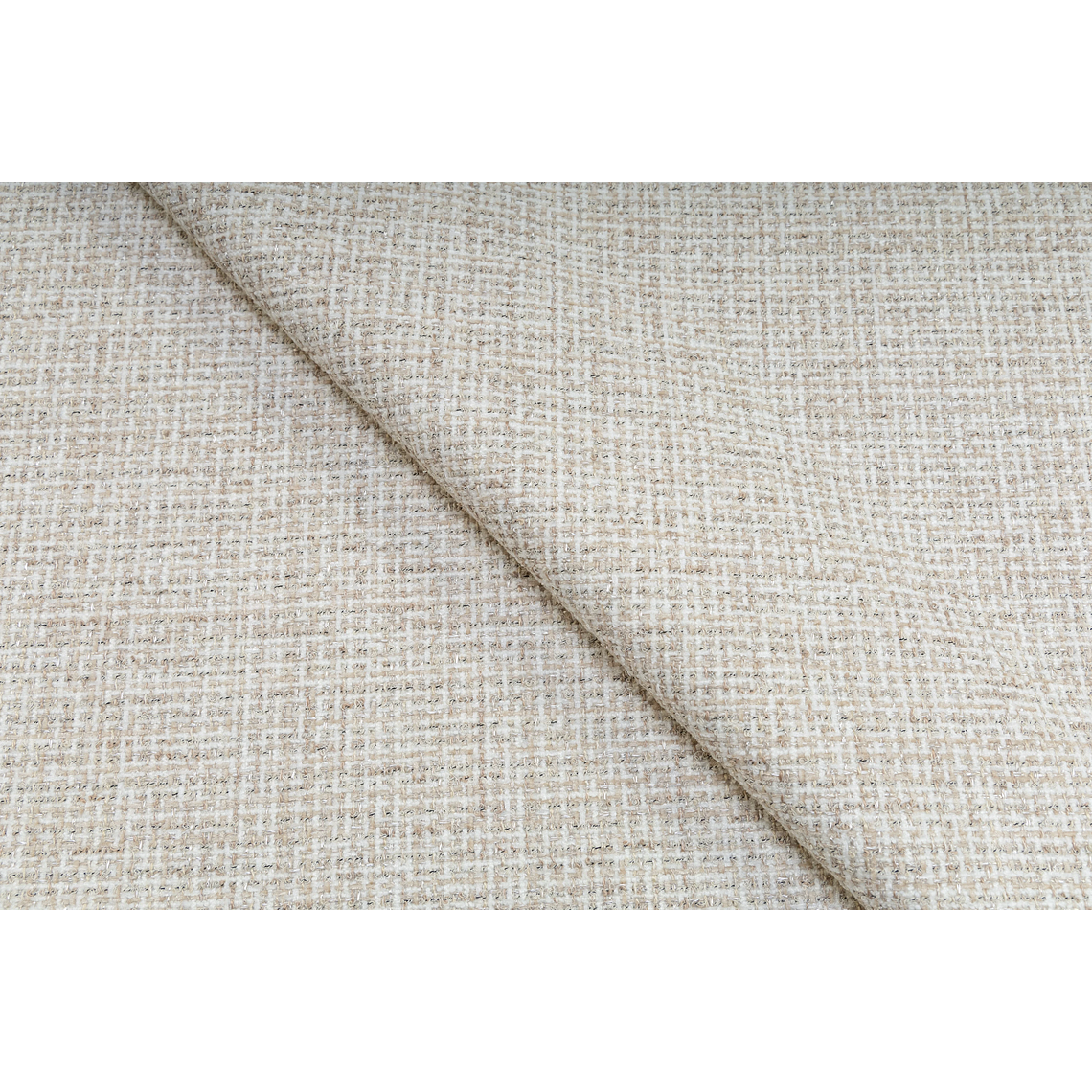 Puff Ipsy 45 cm tweed beige caramelo 9