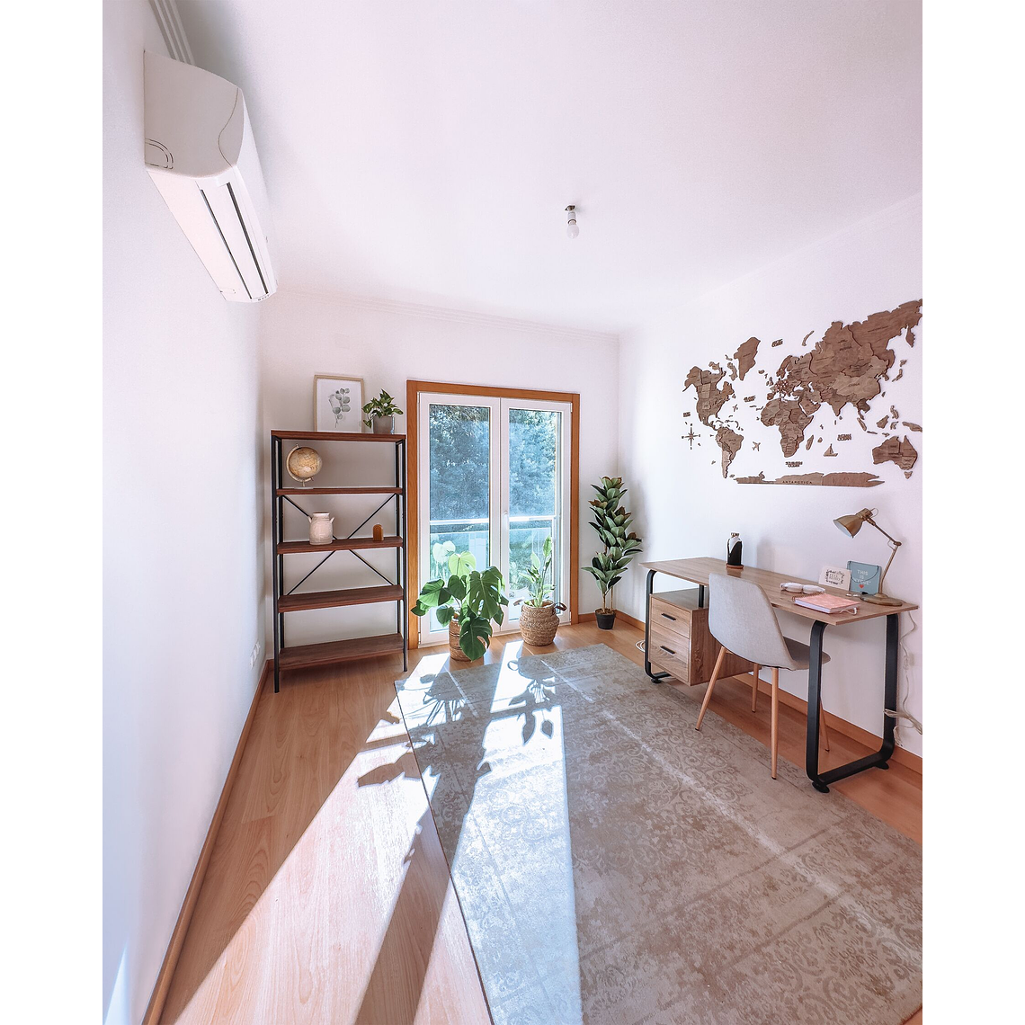 Estante madera oscura/negro 160 cm BRISBANE 4