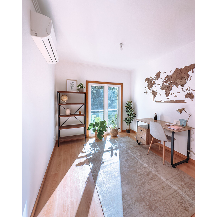 Estante madera oscura/negro 160 cm BRISBANE 4