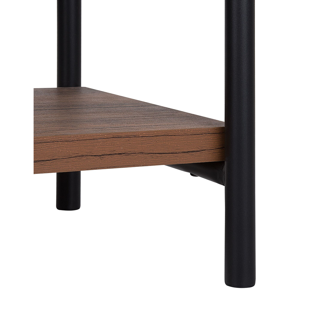 Estante madera oscura/negro 160 cm BRISBANE 12