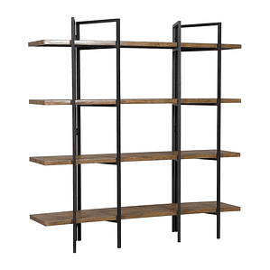 Estante madera oscura 165 cm COMPTON