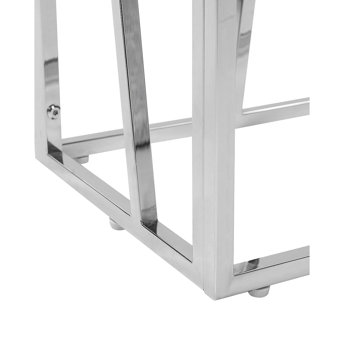 Estante de metal plateado 175 cm HOXIE 8