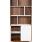 Estante madera oscura/blanco 182 cm COLUMBUS - Miniatura 4