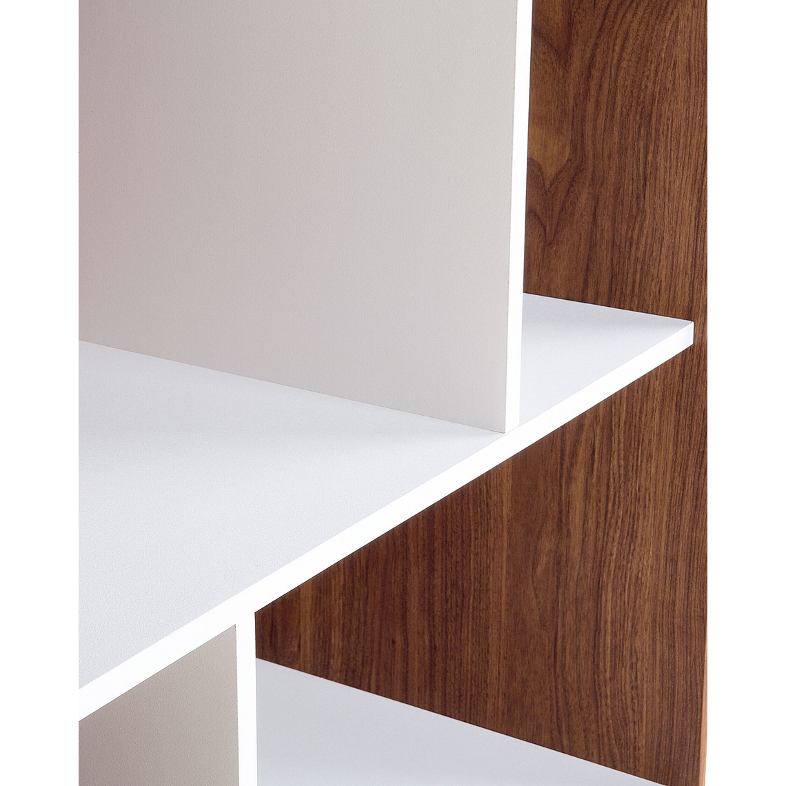 Estante madera oscura/blanco 182 cm COLUMBUS 10