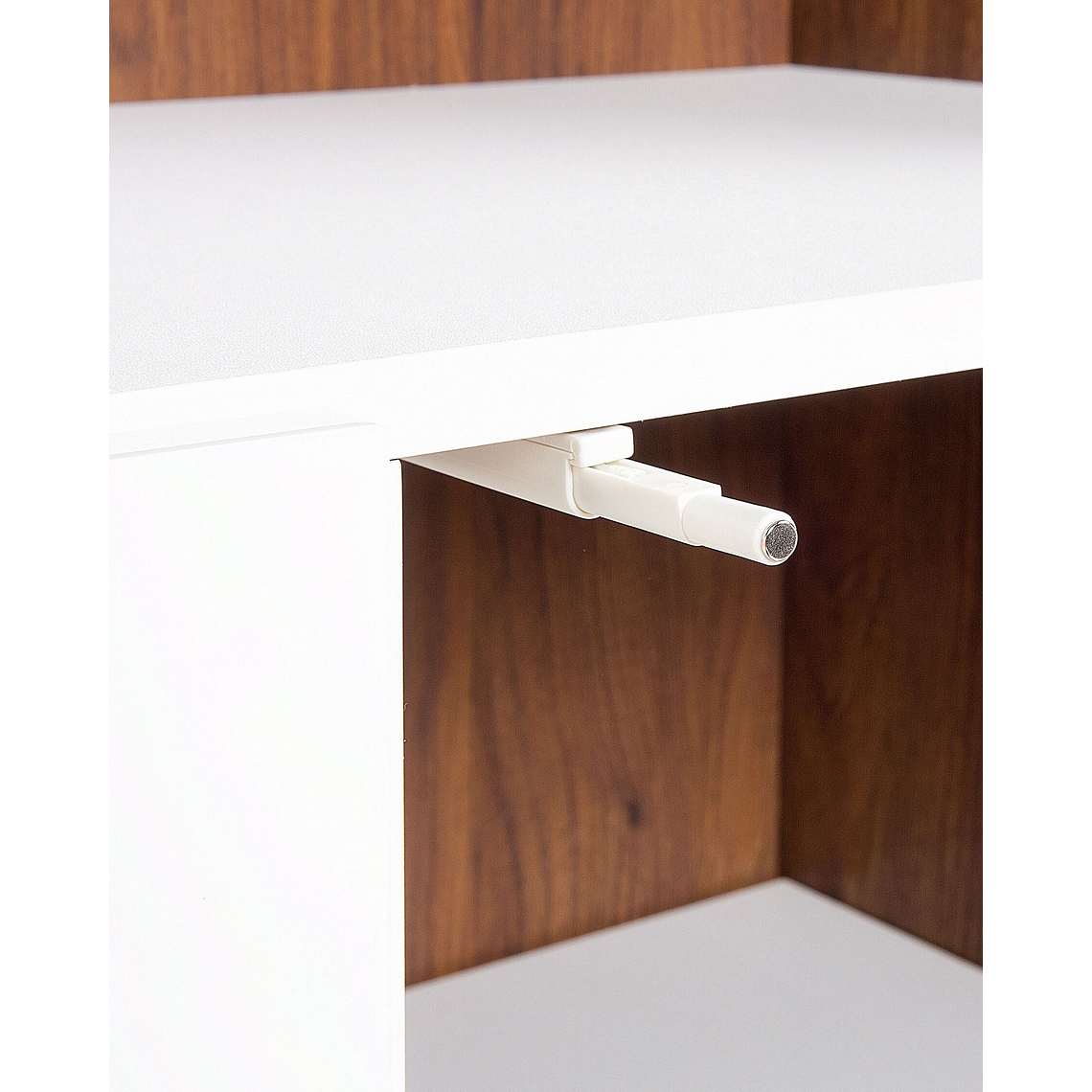 Estante madera oscura/blanco 182 cm COLUMBUS 11