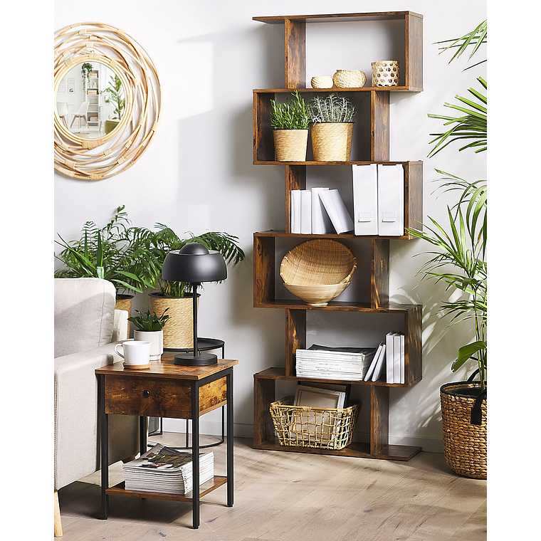 Estante madera oscura 191 cm VALDOSA 4